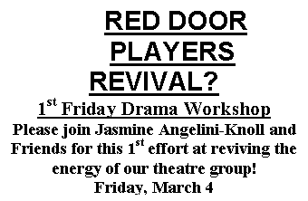 Text Box: RED DOOR